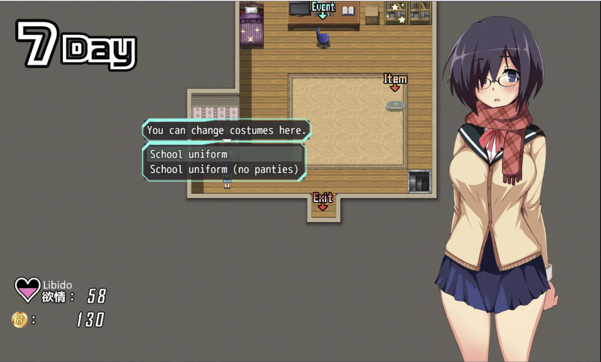 Flash Knight Nymphelia gameplay screenshot 11 (RPGM adult game) by midnight pleasure – free download