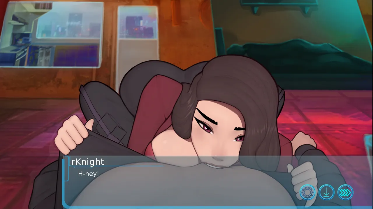 Sleeve Shock gameplay screenshot 8 (Ren'Py adult game) by Two Hot Milfs Studio – free download