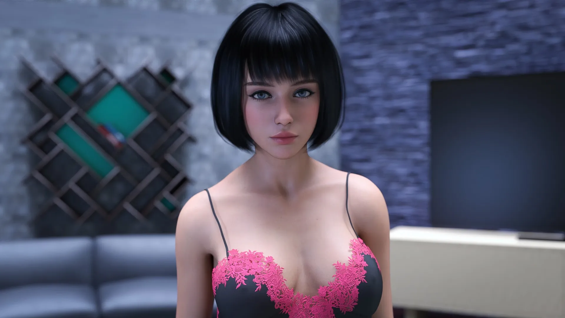 Strong Desire gameplay screenshot 7 (Ren'Py adult game) by TheBlueInk – free download