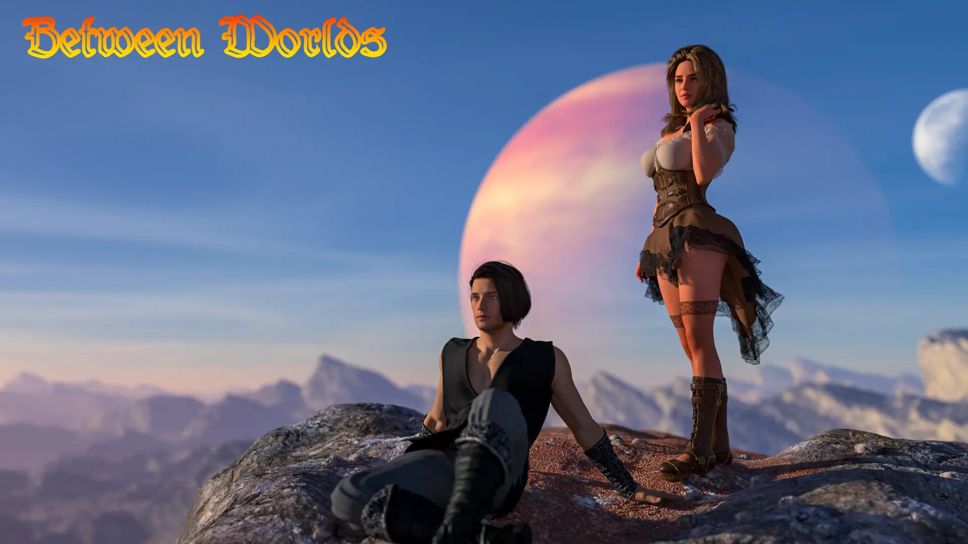 Between Worlds cover 0.2.0 – Ren'Py adult game by Roleplayer free download