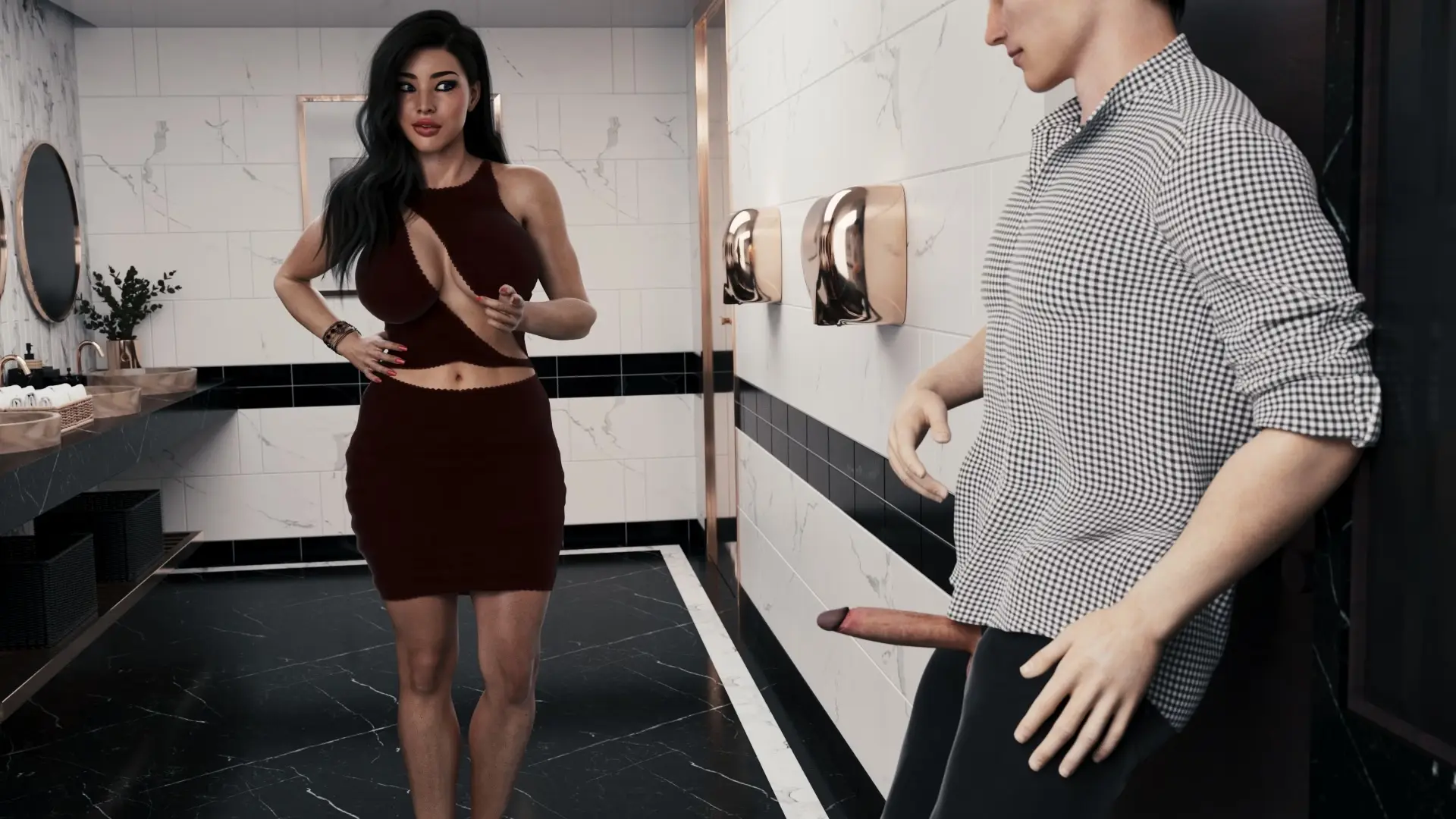 Cybernetic Seduction gameplay screenshot 20 (Ren'Py adult game) by 1Thousand – free download