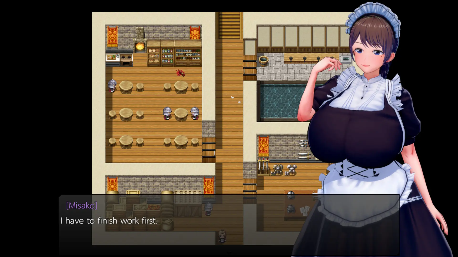 The Last Hero’s Darkest Quest gameplay screenshot 3 (RPGM adult game) by ISecretDream – free download