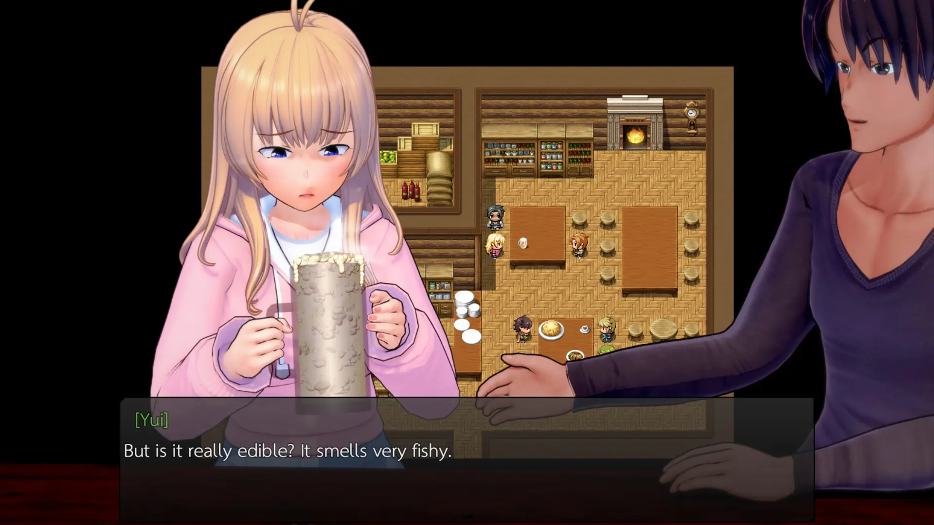 The Last Hero’s Darkest Quest gameplay screenshot 1 (RPGM adult game) by ISecretDream – free download