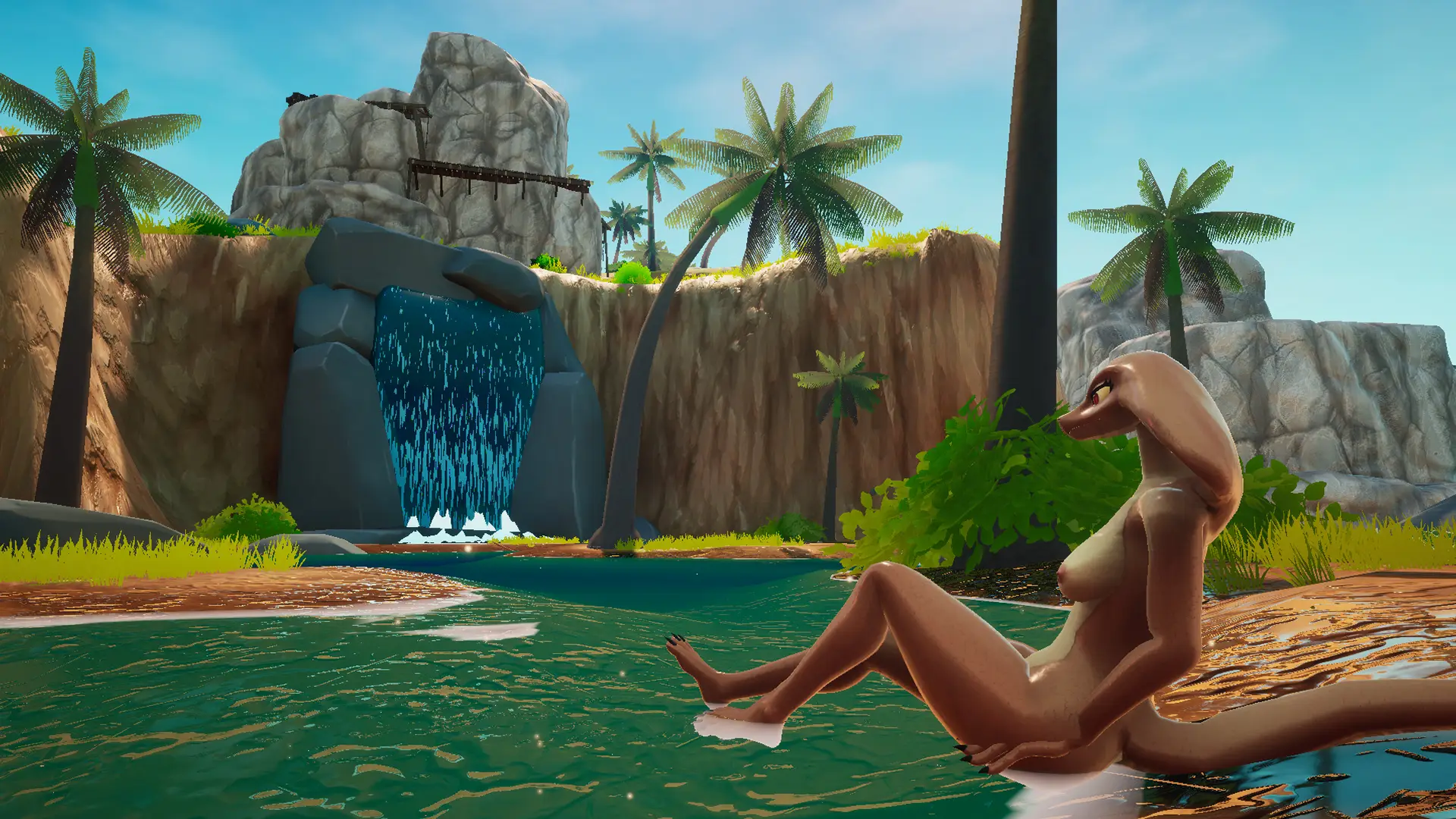 Sapphire Safari gameplay screenshot 6 (Unreal Engine adult game) by Kinky Fridays – free download