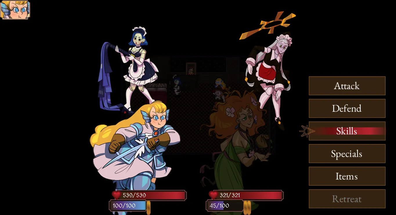 Witch Hunter Izana gameplay screenshot 2 (Others adult game) by Bottled Starlight – free download