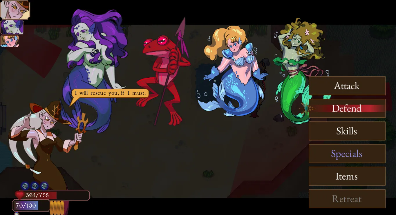 Witch Hunter Izana gameplay screenshot 3 (Others adult game) by Bottled Starlight – free download
