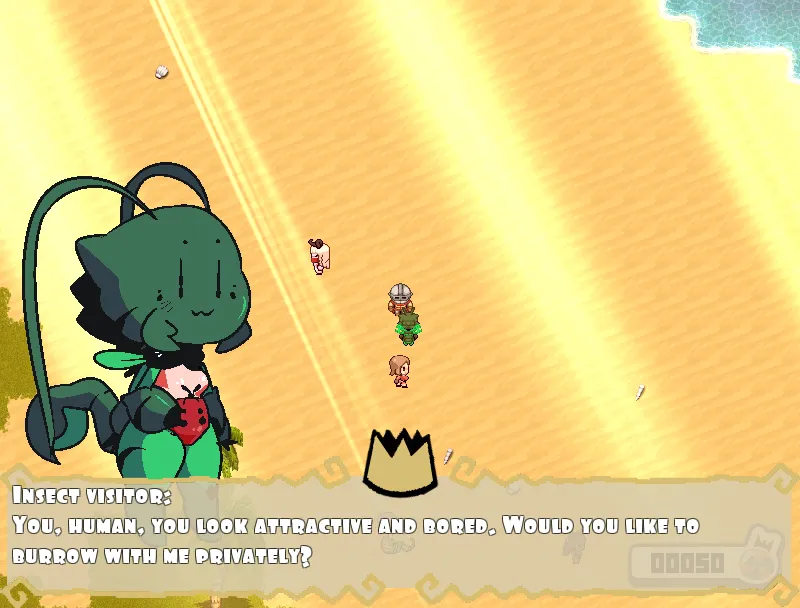 Princess & Conquest gameplay screenshot 3 (RPGM adult game) by Towerfag – free download