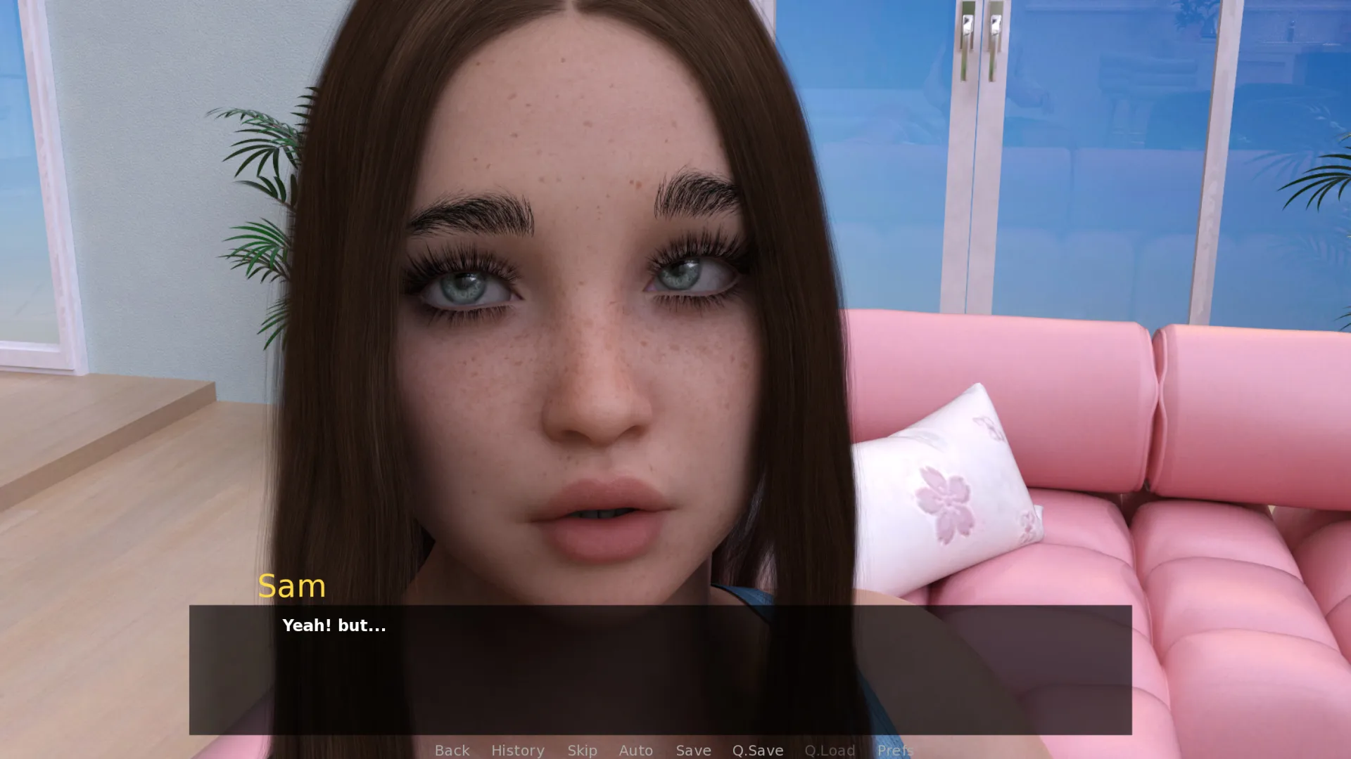 First Date gameplay screenshot 2 (Ren'Py adult game) by GrimCiri – free download