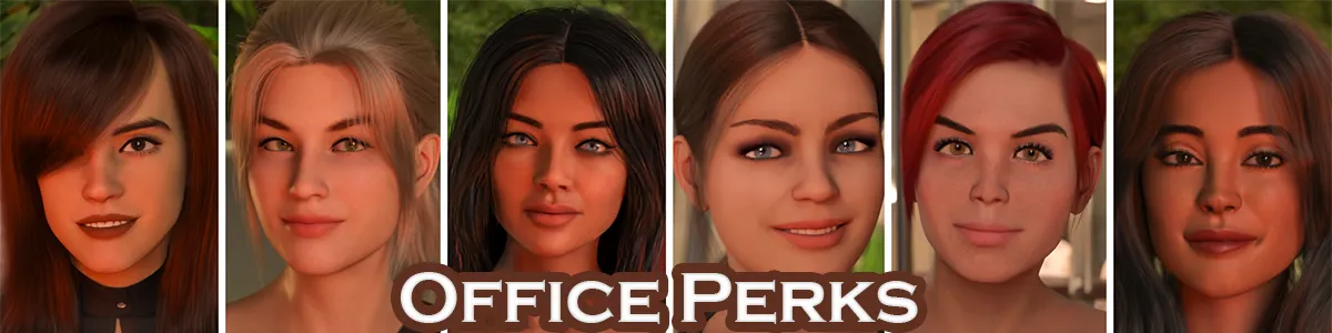 Office Perks gameplay screenshot 1 (Ren'Py adult game) by Amomynous Games – free download