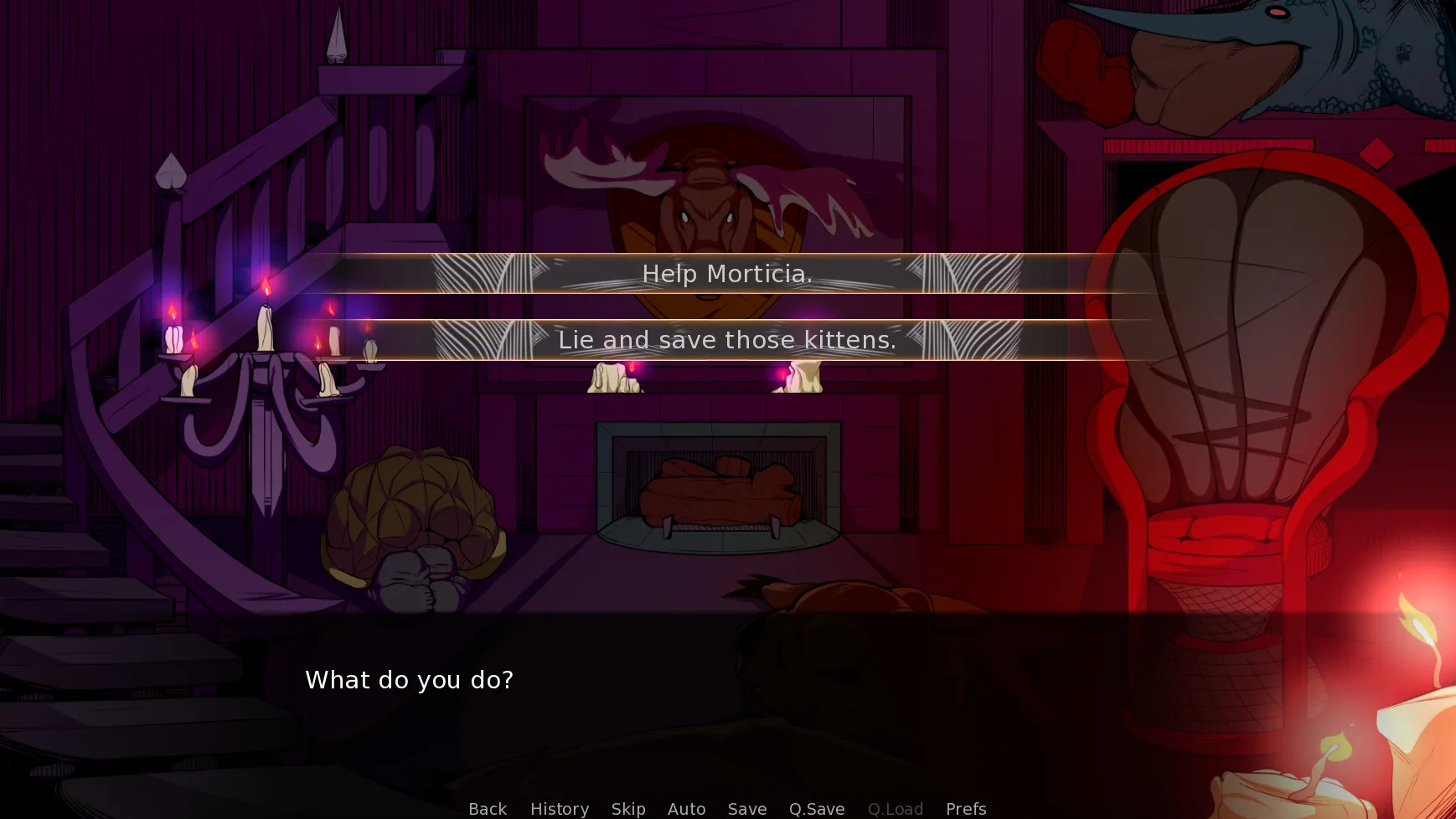 Creepy House gameplay screenshot 9 (Ren'Py adult game) by Chickenscratch – free download