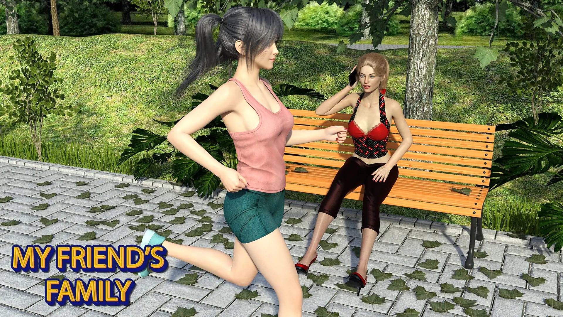 My Friend’s Family cover 0.22.0 – Ren'Py adult game by Captain Kitty free download