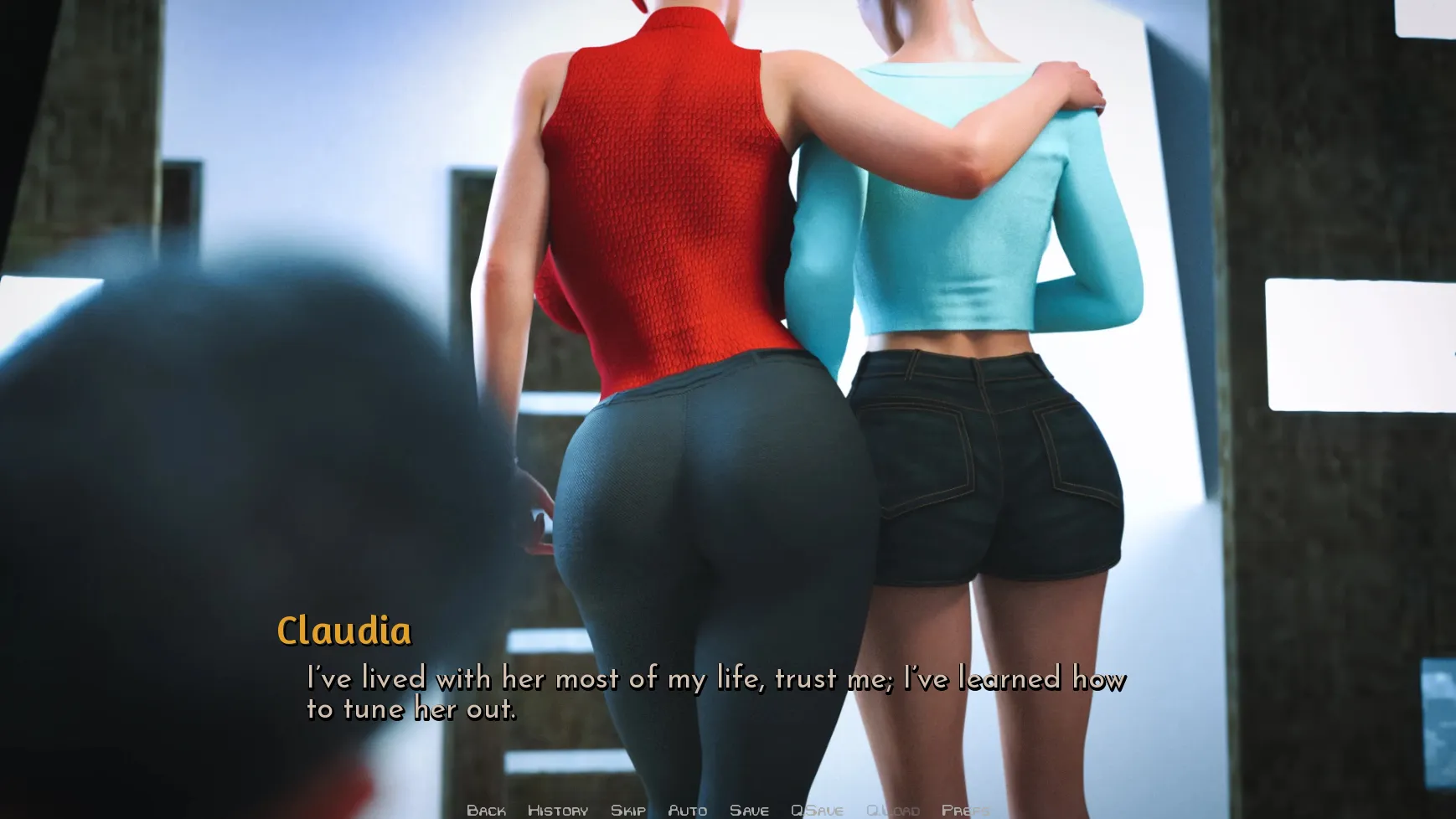 QPrey 2: House Arrest gameplay screenshot 4 (Ren'Py adult game) by Rwocie – free download