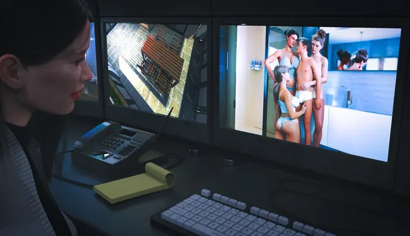 QPrey 2: House Arrest cover 0.06 – Ren'Py adult game by Rwocie free download