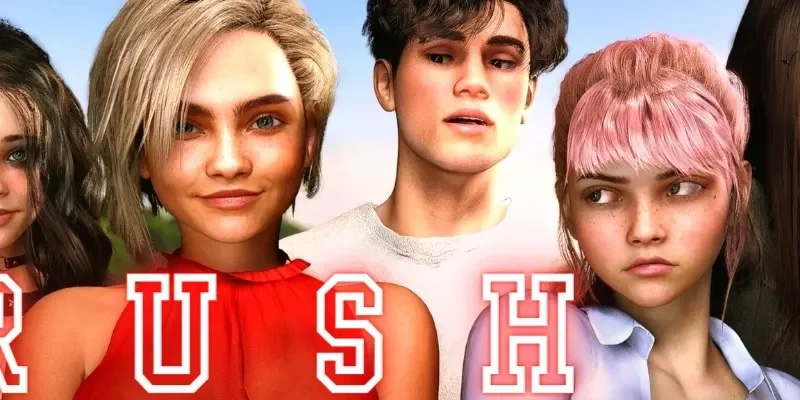 CRUSH College cover 0.4 – Ren'Py adult game by Dumb Koala Games free download