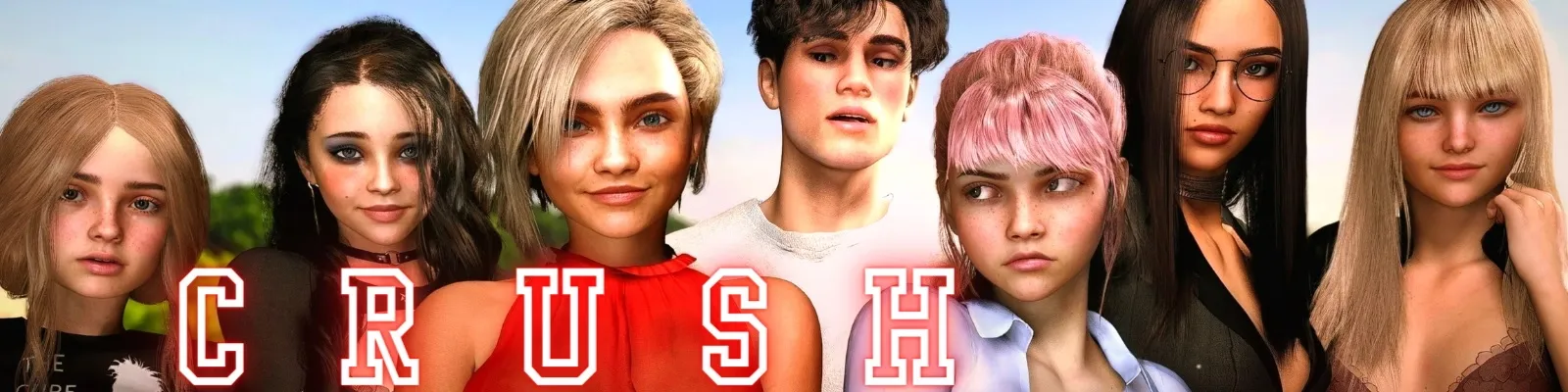 CRUSH College cover 0.4 – Ren'Py adult game by Dumb Koala Games free download