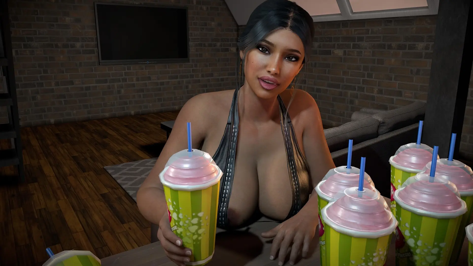 Fattening Career gameplay screenshot 4 (Ren'Py adult game) by Bladerune9 – free download