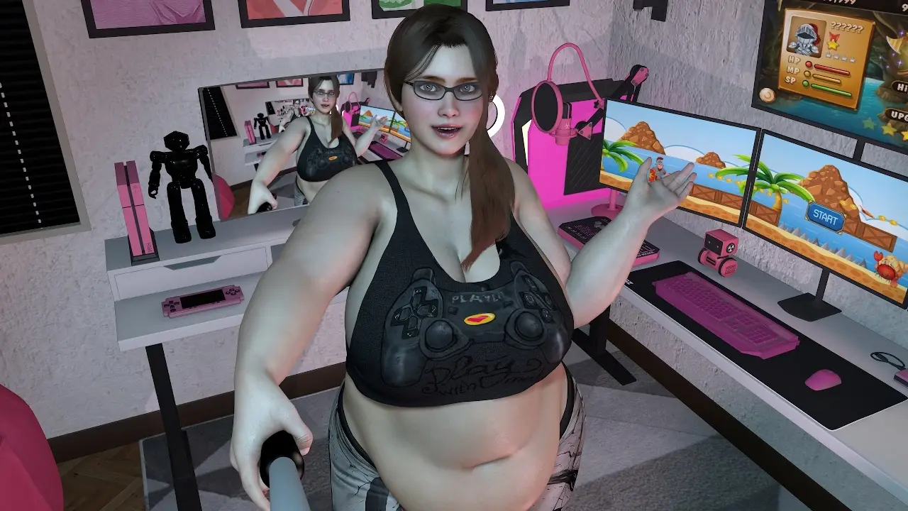 Fattening Career gameplay screenshot 12 (Ren'Py adult game) by Bladerune9 – free download