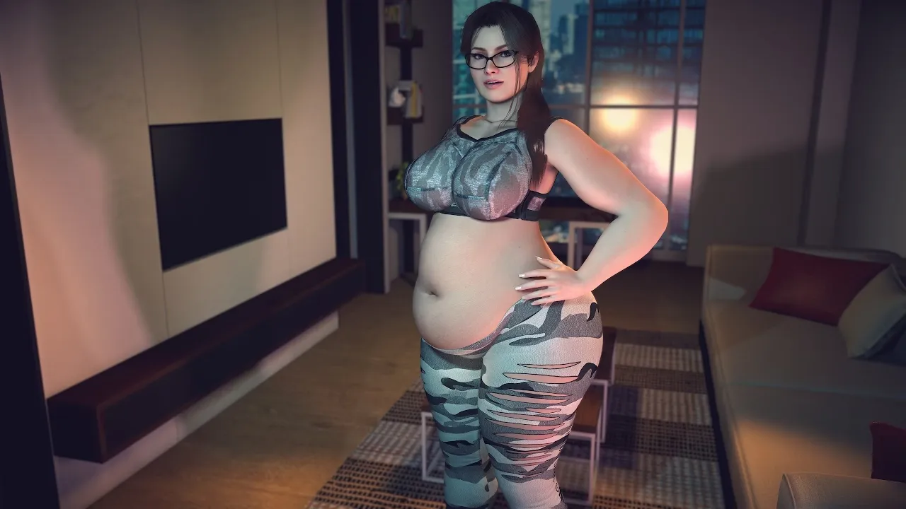Fattening Career gameplay screenshot 6 (Ren'Py adult game) by Bladerune9 – free download