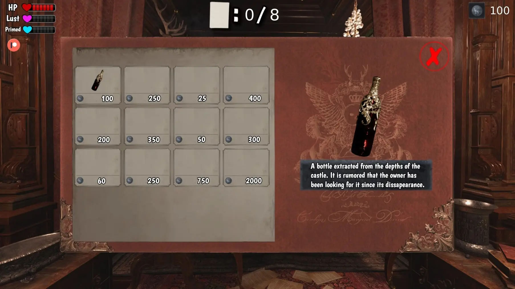 Dimitrescu’s Trial gameplay screenshot 22 (Ren'Py adult game) by ZaneSFM – free download