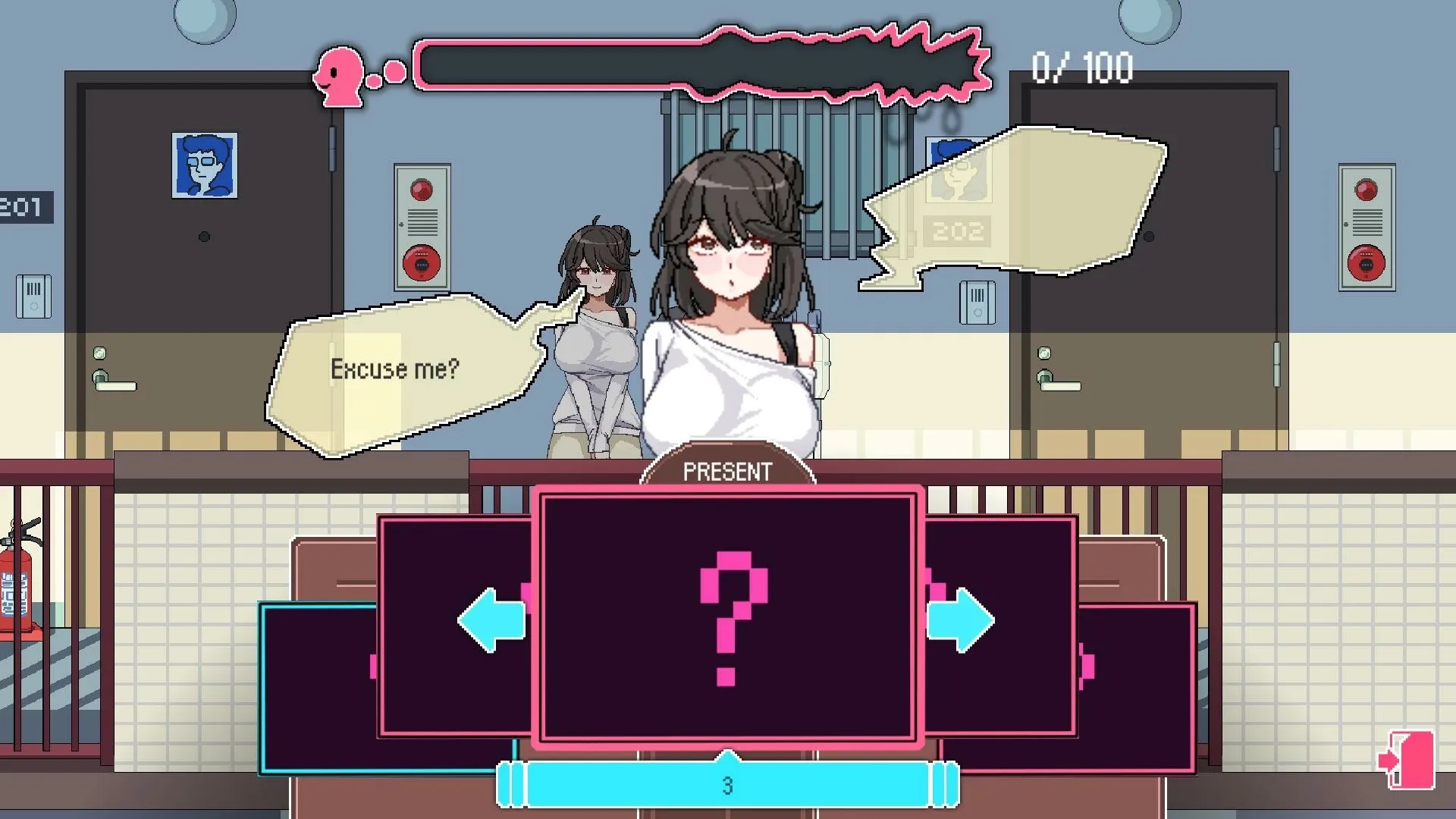 The Censor gameplay screenshot 4 (Unity adult game) by Tiramisu/Big ass studio – free download