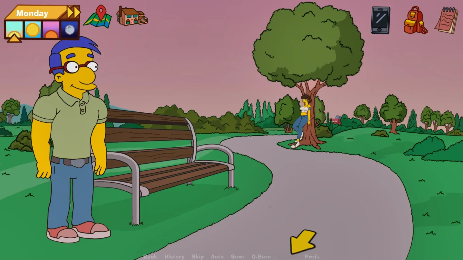 Lustfield gameplay screenshot 3 (Ren'Py adult game) by Noname Team – free download