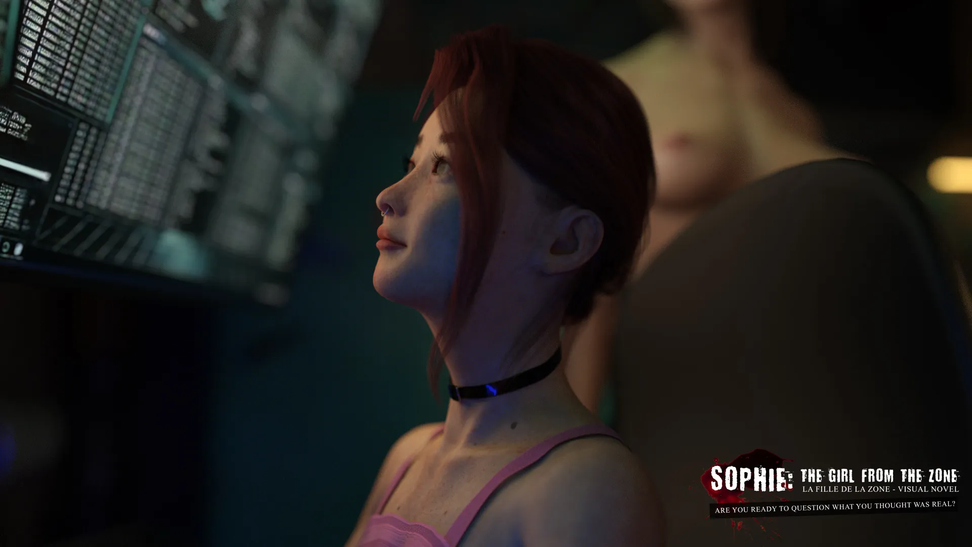 Sophie: The Girl from the Zone gameplay screenshot 3 (Ren'Py adult game) by DavyCroquette – free download