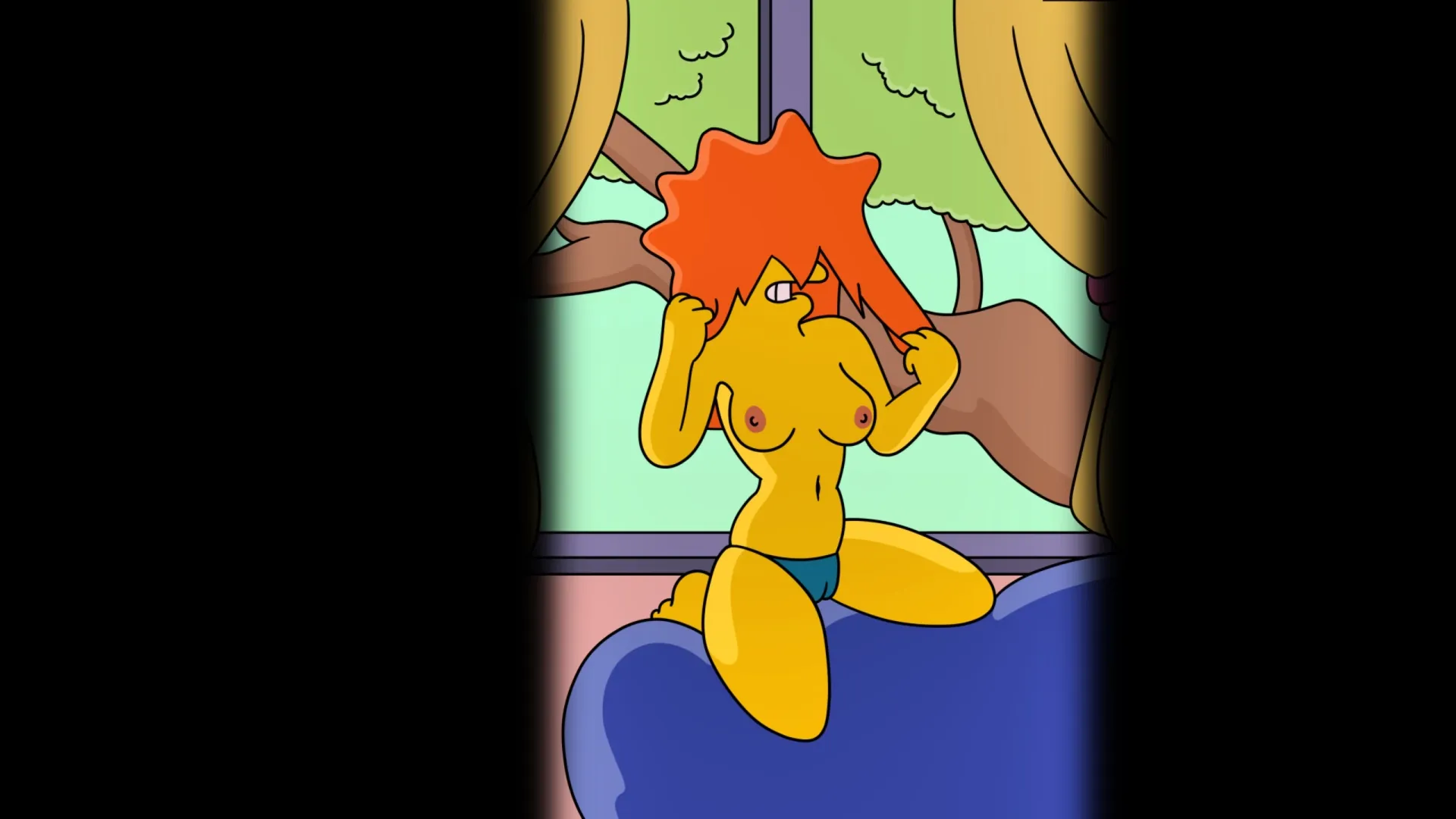 The Simpsons Dating Sim gameplay screenshot 1 (Ren'Py adult game) by SaltyStupidFish – free download