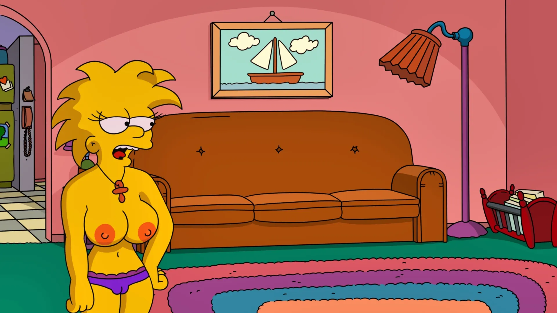 The Simpsons Dating Sim gameplay screenshot 5 (Ren'Py adult game) by SaltyStupidFish – free download