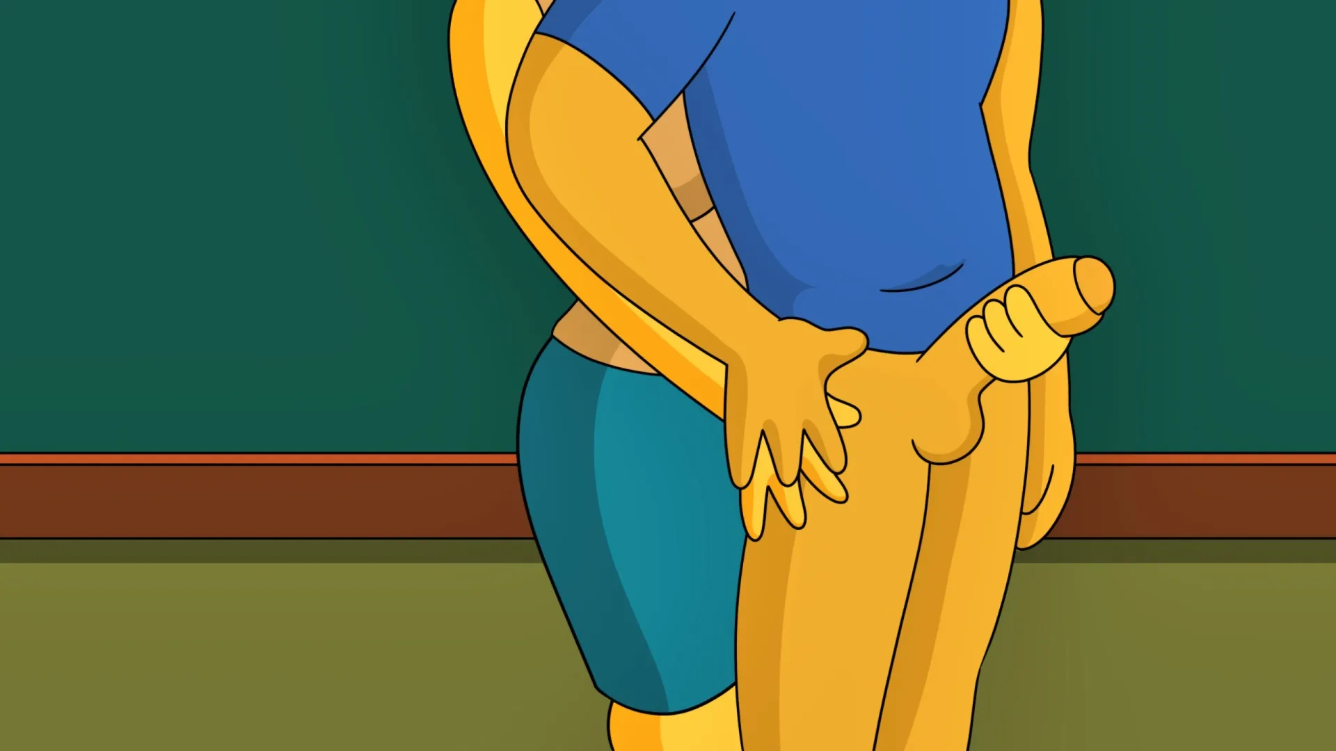 The Simpsons Dating Sim gameplay screenshot 4 (Ren'Py adult game) by SaltyStupidFish – free download