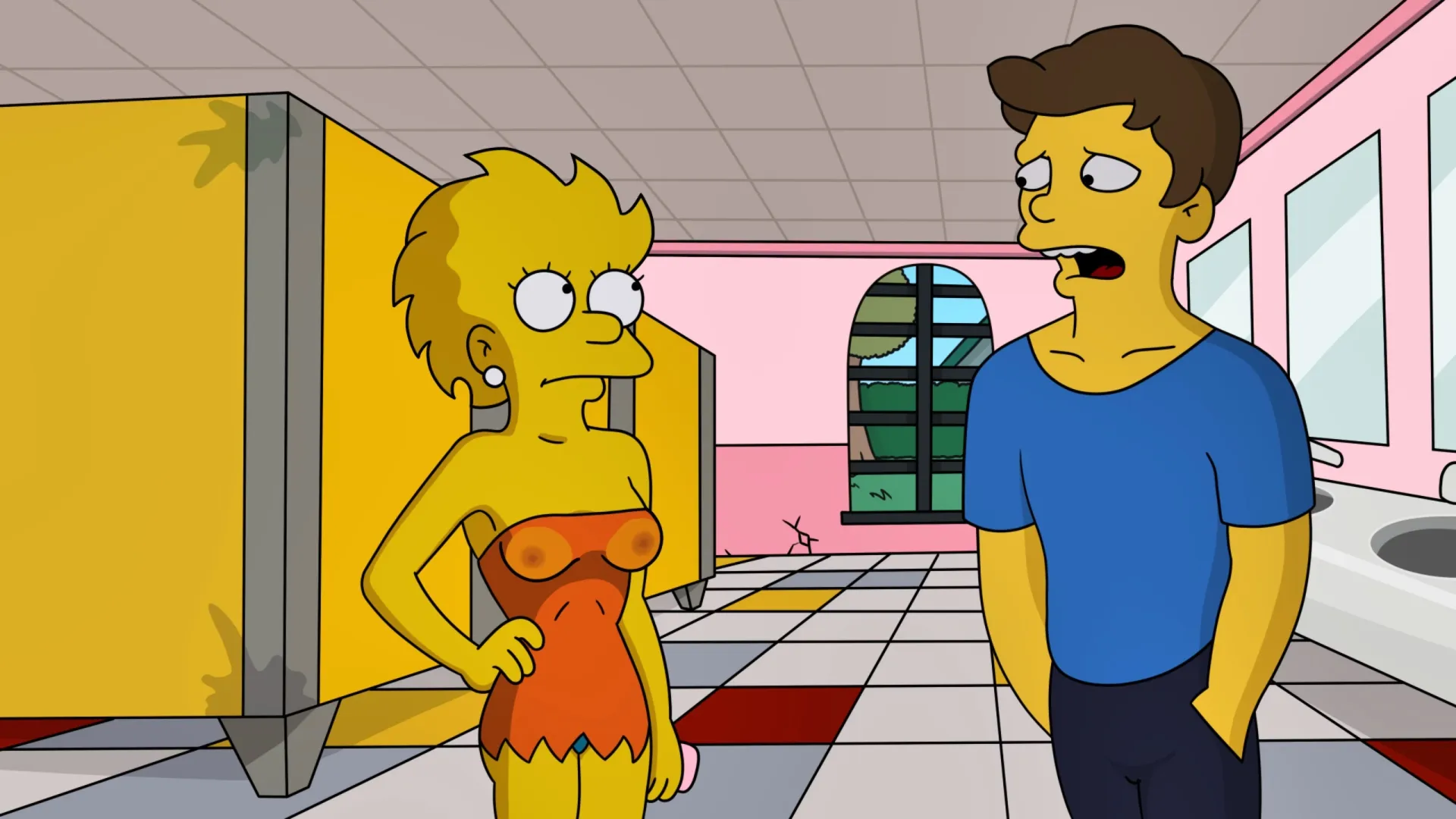 The Simpsons Dating Sim gameplay screenshot 13 (Ren'Py adult game) by SaltyStupidFish – free download