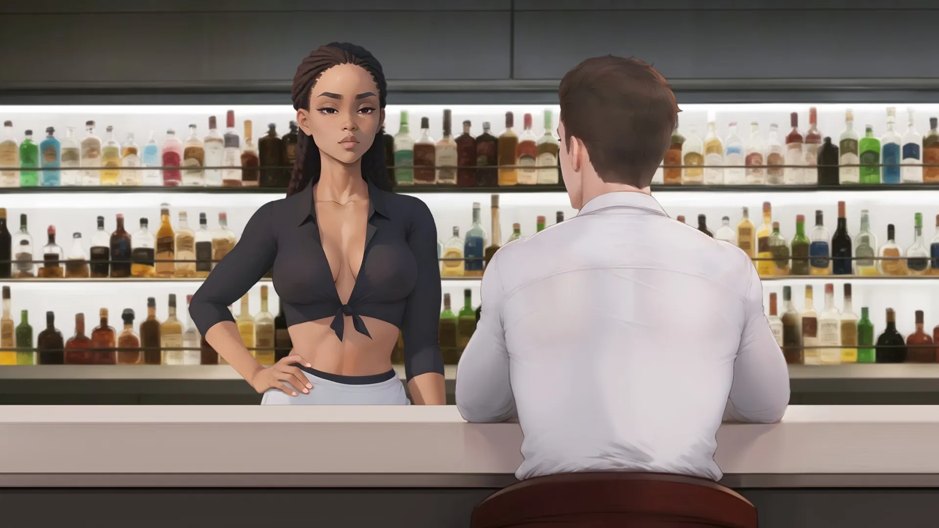 Come Right Inn gameplay screenshot 4 (Ren'Py adult game) by FXLS – free download