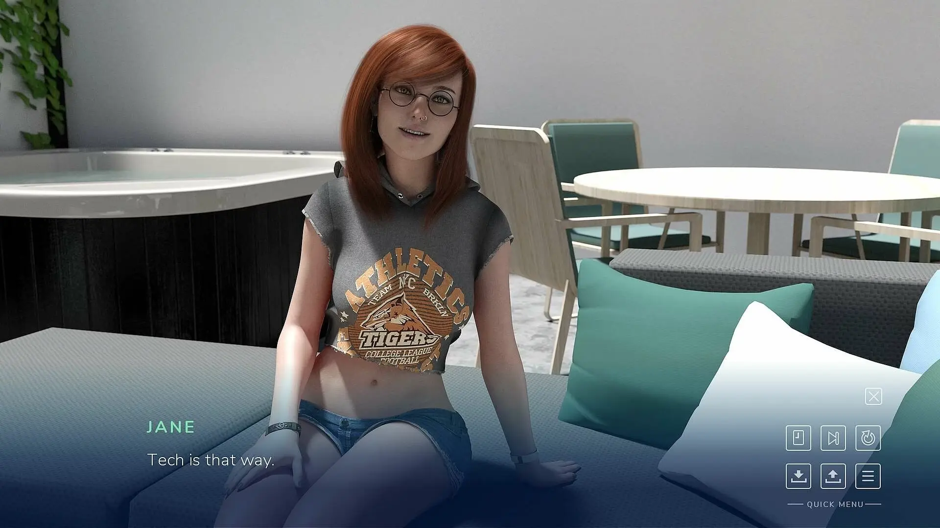 Mirror World gameplay screenshot 10 (Ren'Py adult game) by Profile Games – free download