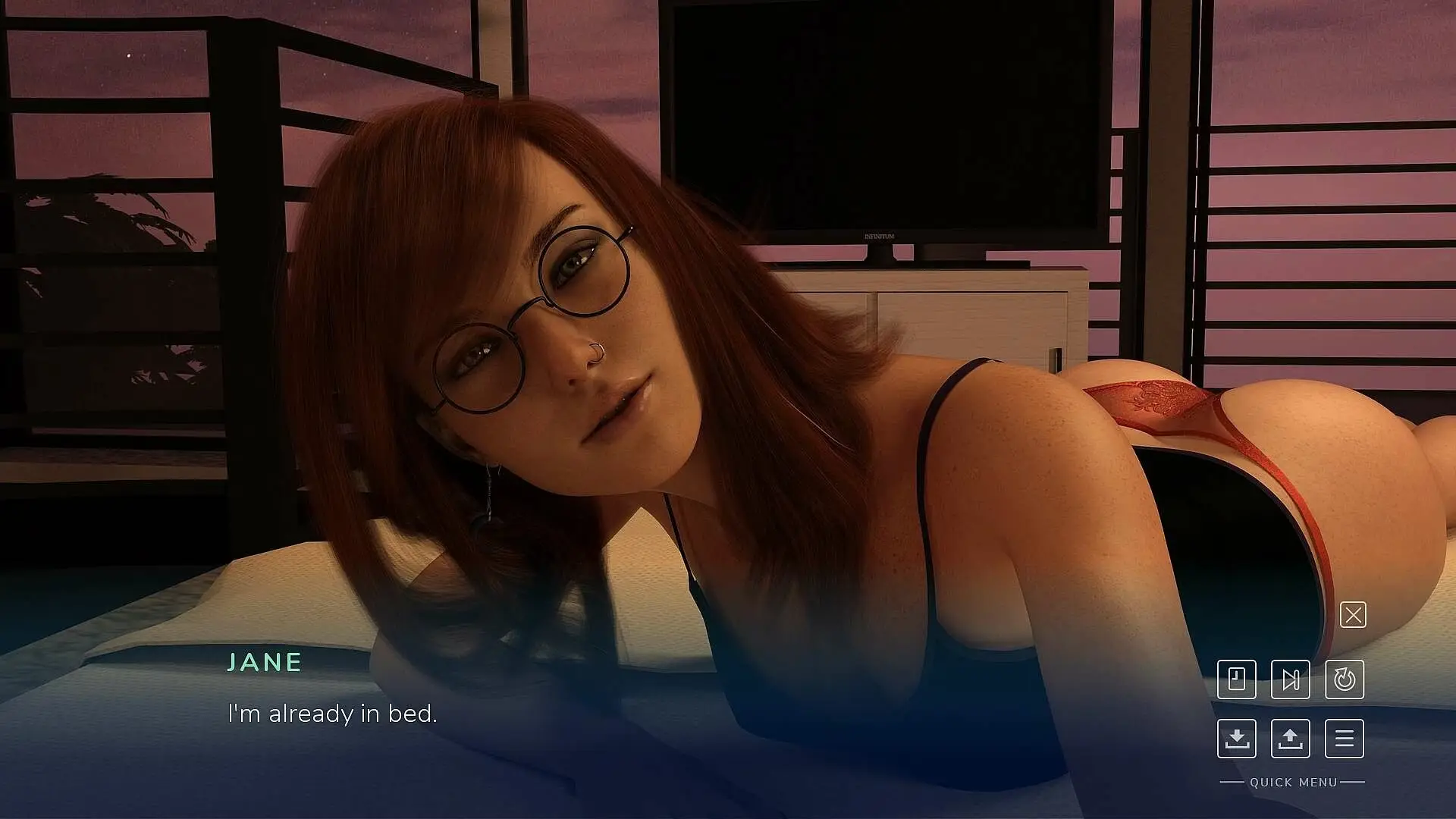 Mirror World gameplay screenshot 14 (Ren'Py adult game) by Profile Games – free download