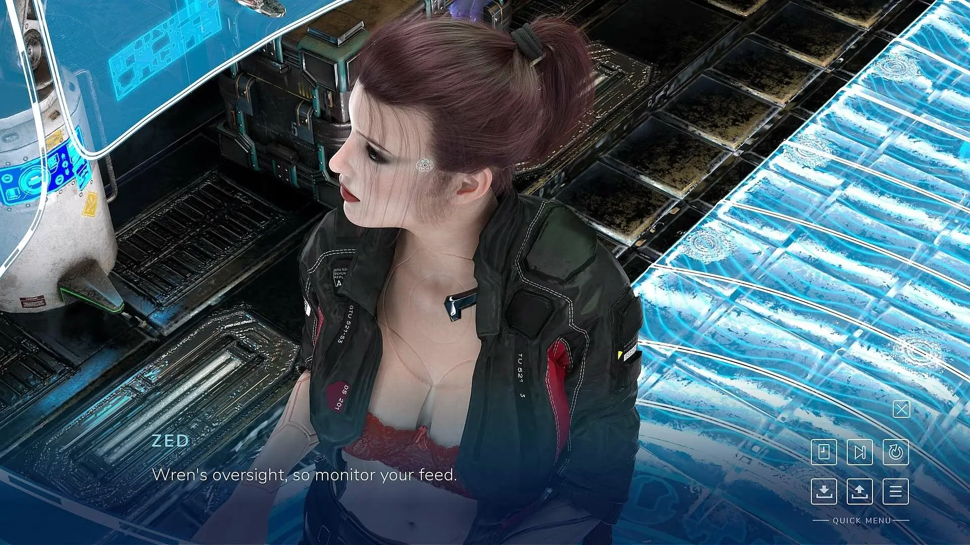 Mirror World gameplay screenshot 18 (Ren'Py adult game) by Profile Games – free download