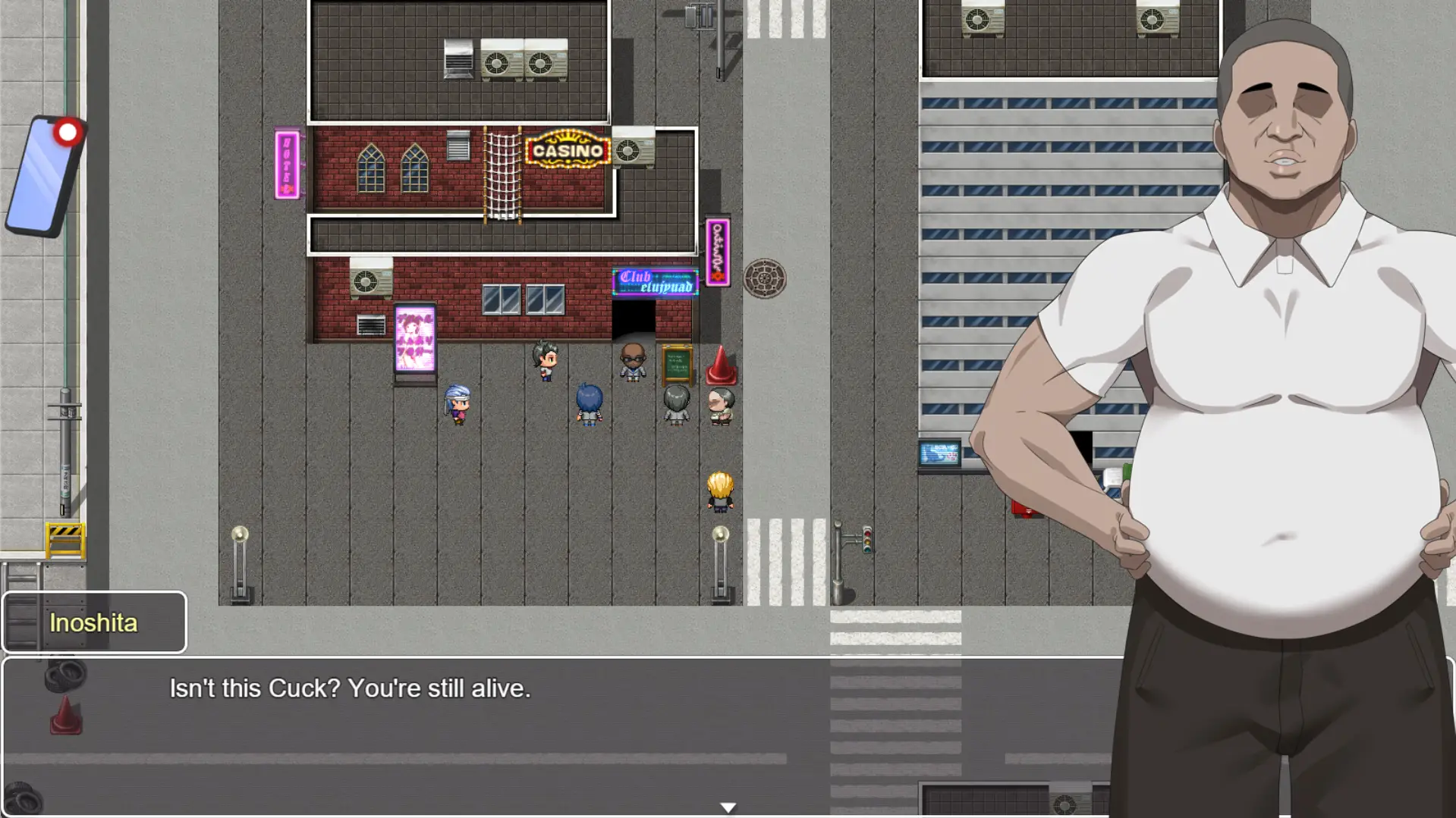 Her Fall in the Last Days gameplay screenshot 8 (RPGM adult game) by Lactose Quest – free download