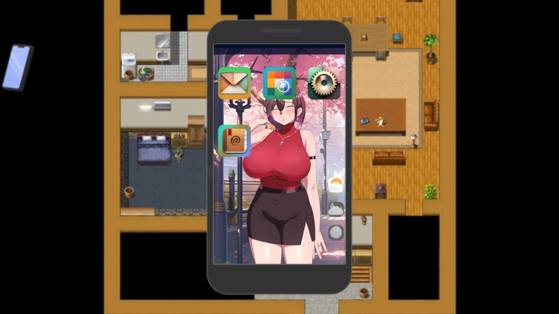 Her Fall in the Last Days gameplay screenshot 4 (RPGM adult game) by Lactose Quest – free download