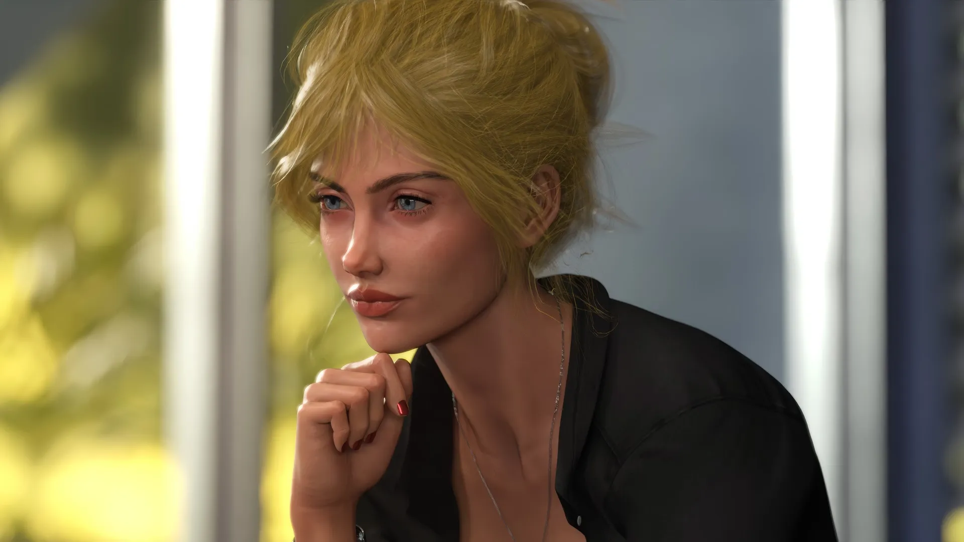 Strong Desire gameplay screenshot 1 (Ren'Py adult game) by TheBlueInk – free download