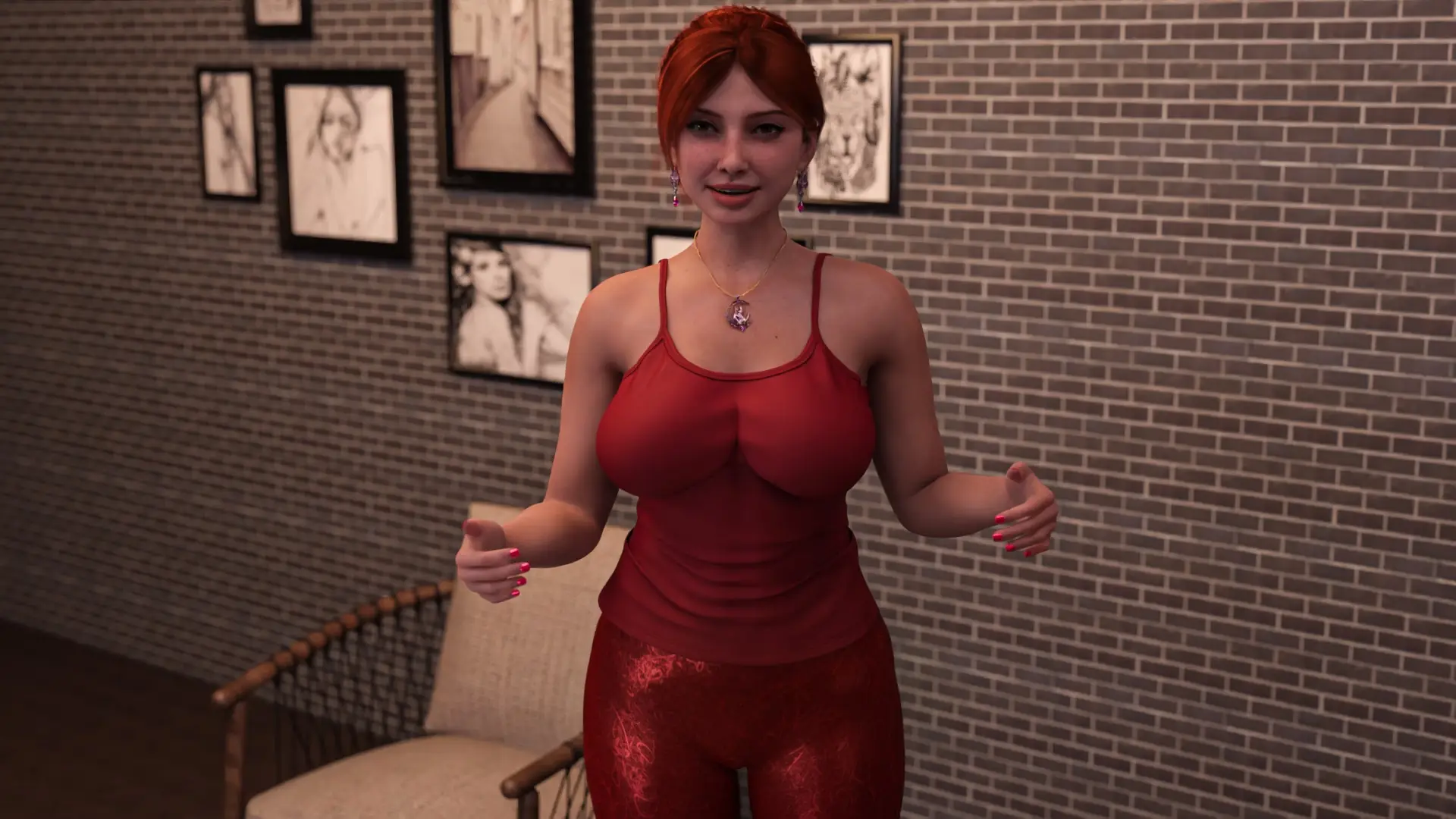 Strong Desire gameplay screenshot 17 (Ren'Py adult game) by TheBlueInk – free download