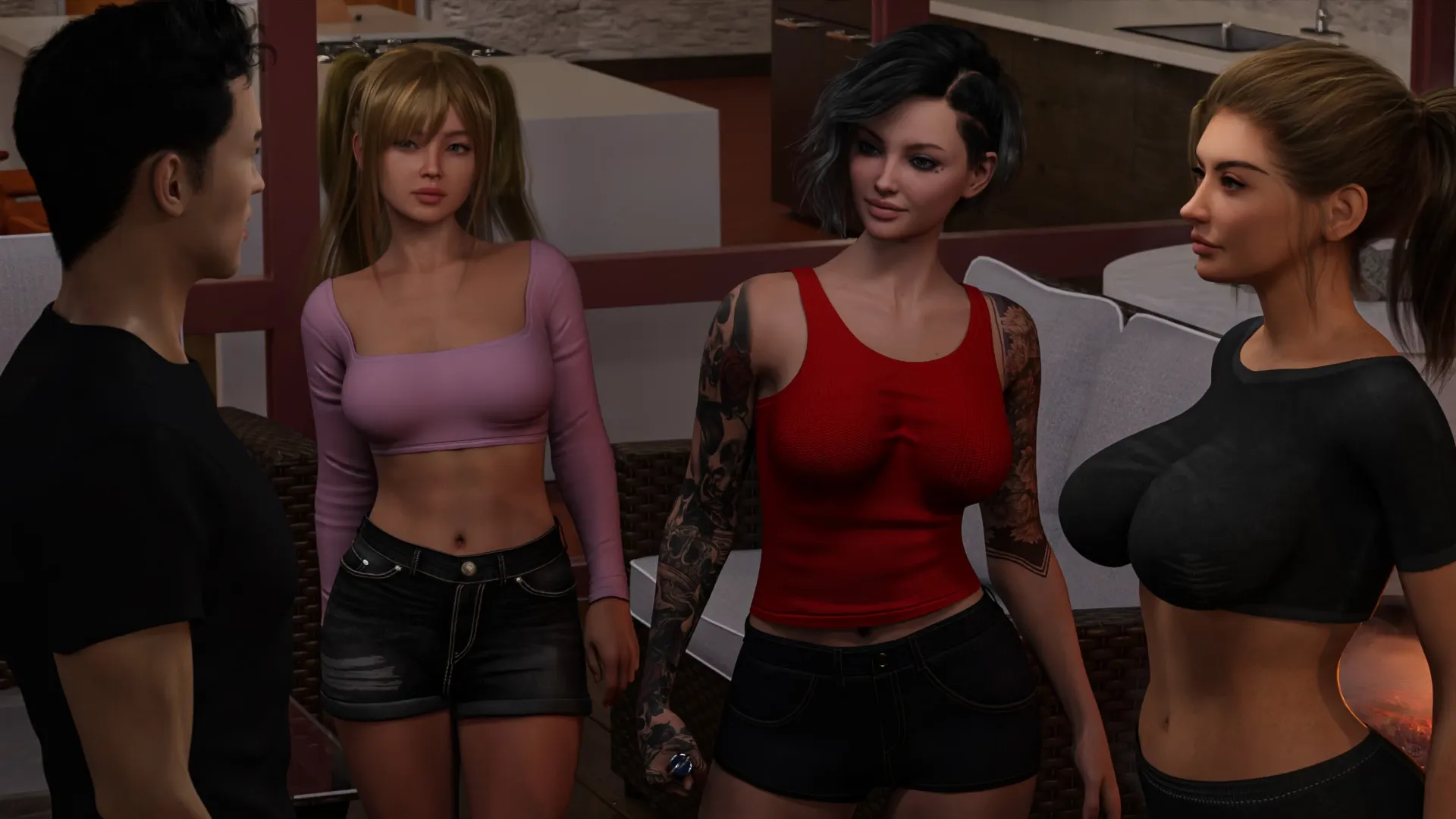 Strong Desire gameplay screenshot 18 (Ren'Py adult game) by TheBlueInk – free download