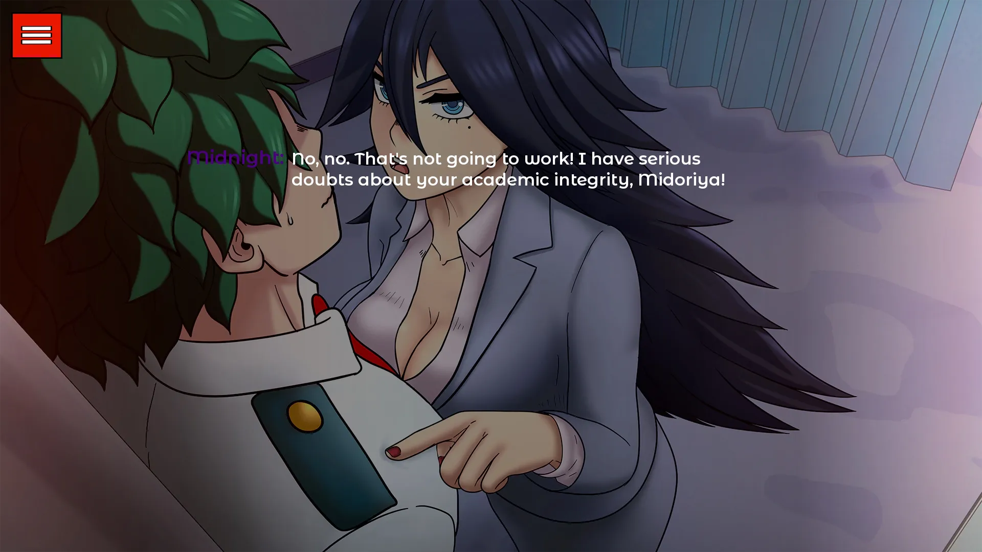 The BloodRiver Saga: Retransmitter gameplay screenshot 6 (Ren'Py adult game) by ND Ferret Studio – free download