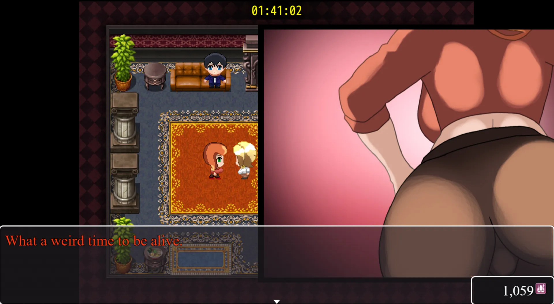 Bouquet of Roses gameplay screenshot 3 (RPGM adult game) by NutLeader – free download