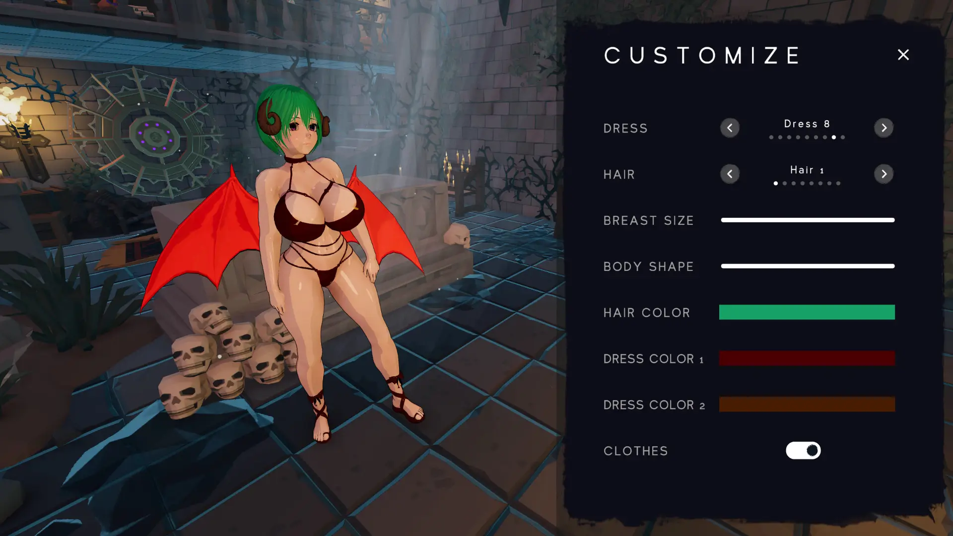 Succubus: The Lustborn Curse gameplay screenshot 2 (Unity adult game) by Lustborn Studio – free download
