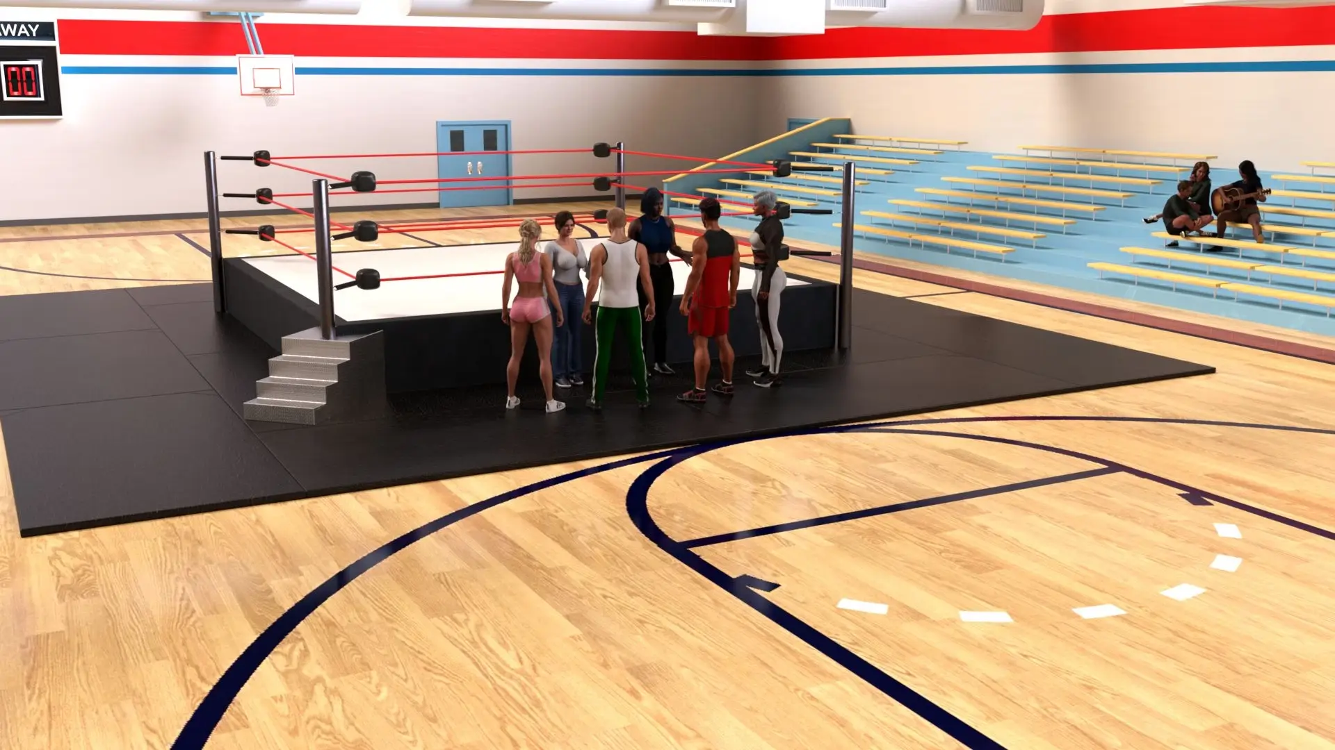 Wrestling Dynasty gameplay screenshot 8 (Ren'Py adult game) by Beerus – free download