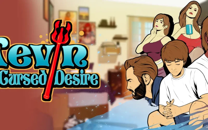 Kevin and the Cursed Desire cover 0.4 – RPGM adult game by Nevra Art free download