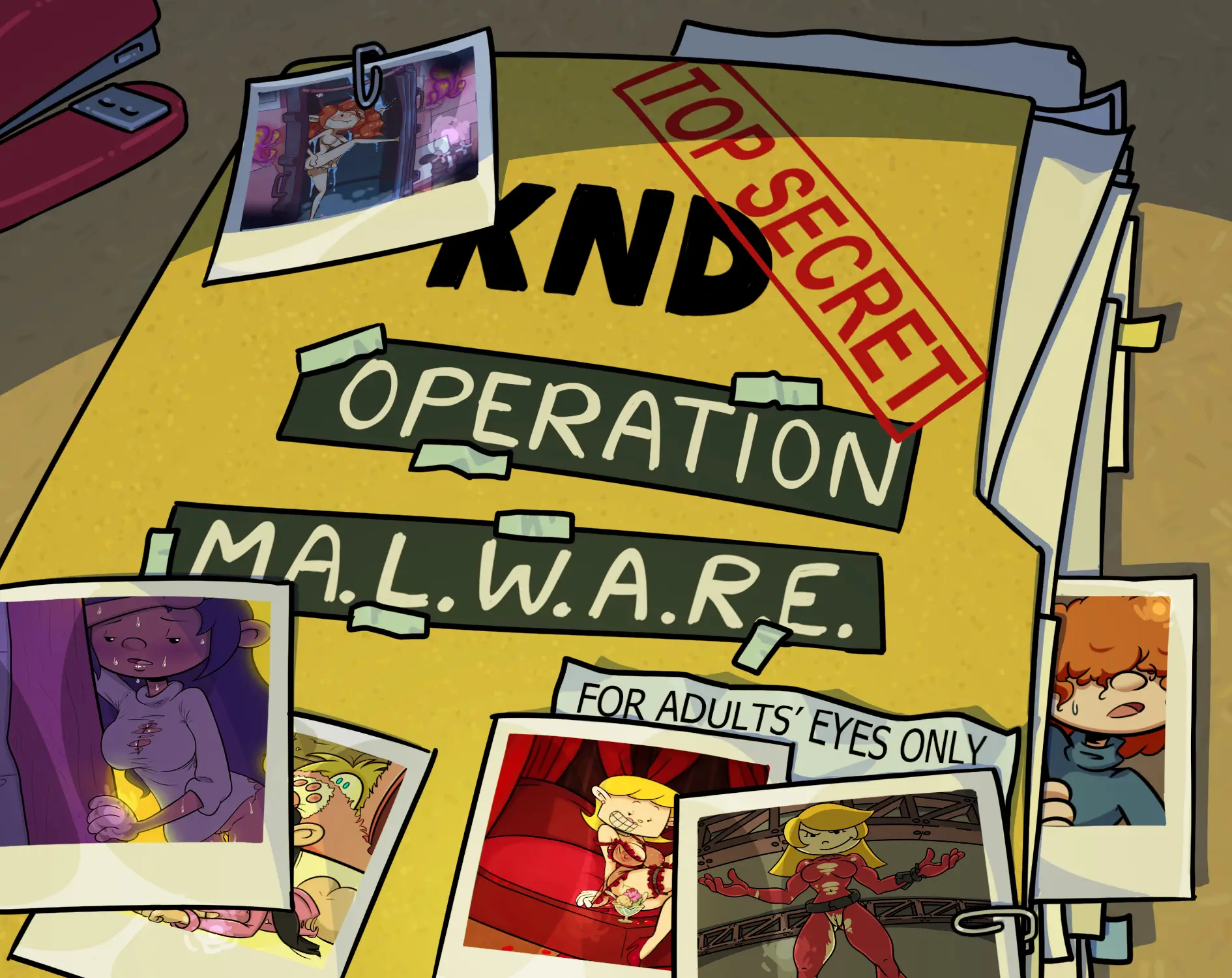 K.N.D. Operation M.A.L.W.A.R.E. cover 1.3.87 Alpha – Ren'Py adult game by Tropic free download