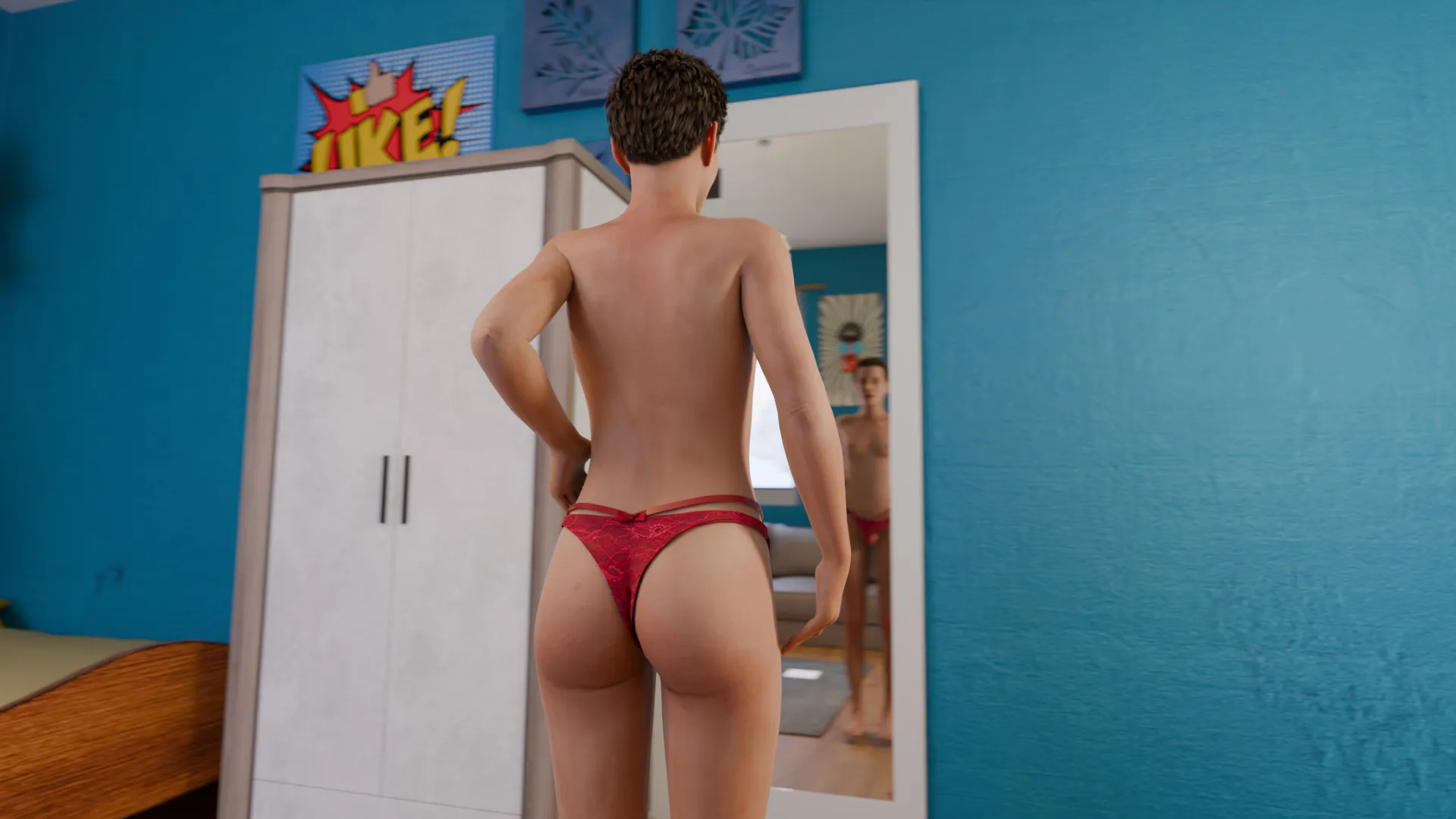 Demon of Desire gameplay screenshot 5 (Ren'Py adult game) by 3kdesign – free download