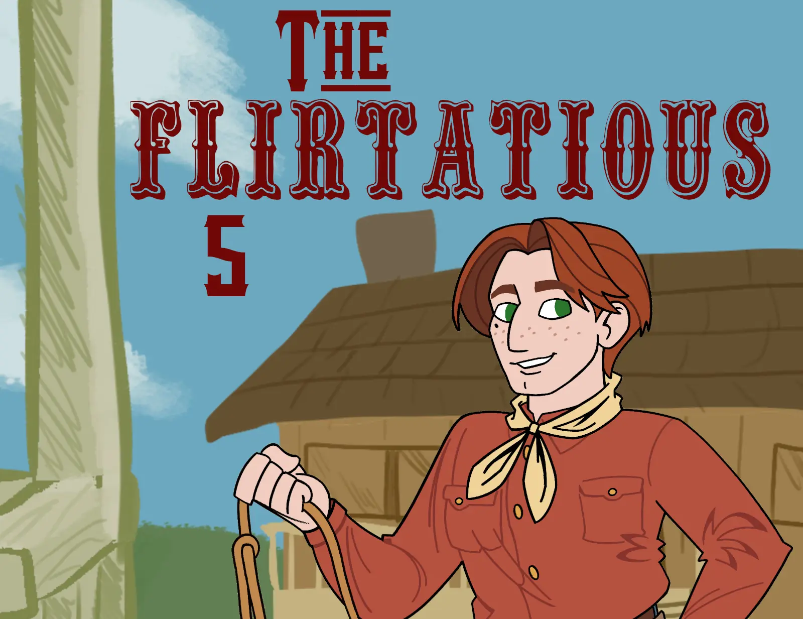 The Flirtatious Five cover 0.7.0.2 – Ren'Py adult game by Down Bad Smut Games free download