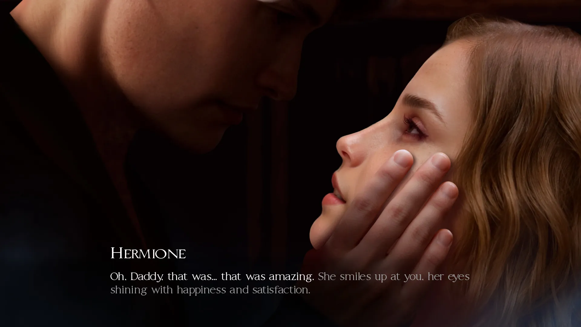 With Hermione gameplay screenshot 6 (Ren'Py adult game) by Kirill Repin – free download