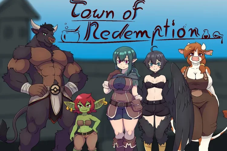Town of Redemption cover 0.51 – Ren'Py adult game by PomiArt free download