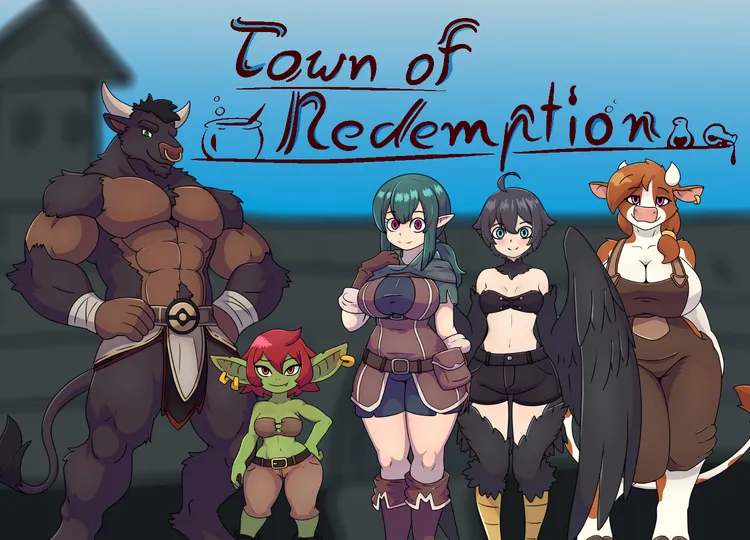 Town of Redemption cover 0.51 – Ren'Py adult game by PomiArt free download